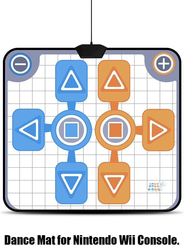 woobles Double Person Non-slip Party Dancing Pad Dance Mat Compatible for Nintendo Wii Console Game - Image 2